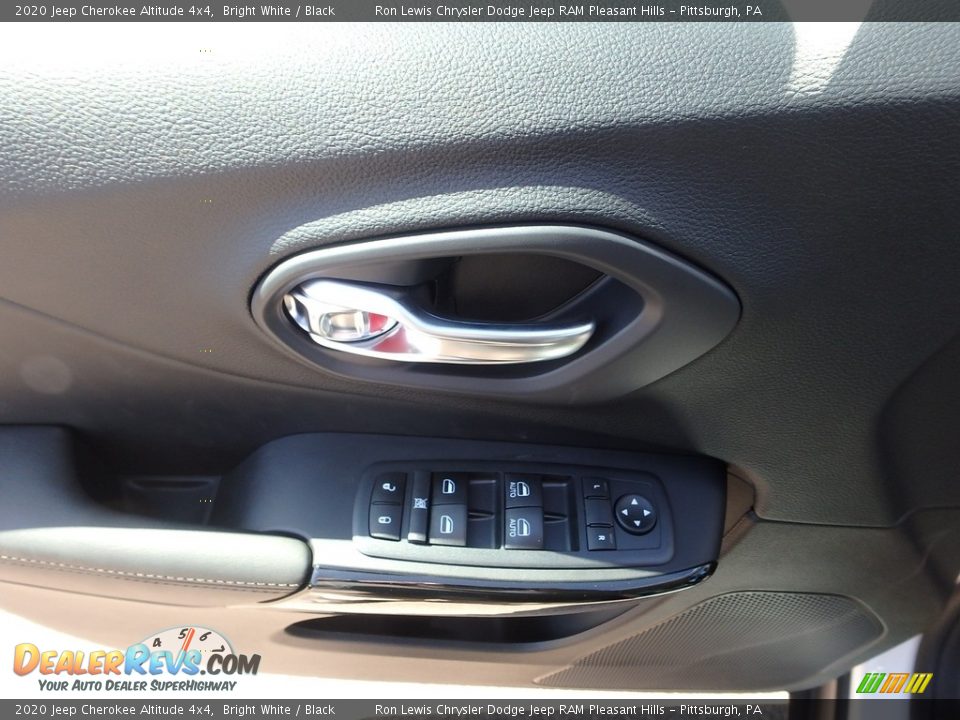 2020 Jeep Cherokee Altitude 4x4 Bright White / Black Photo #14