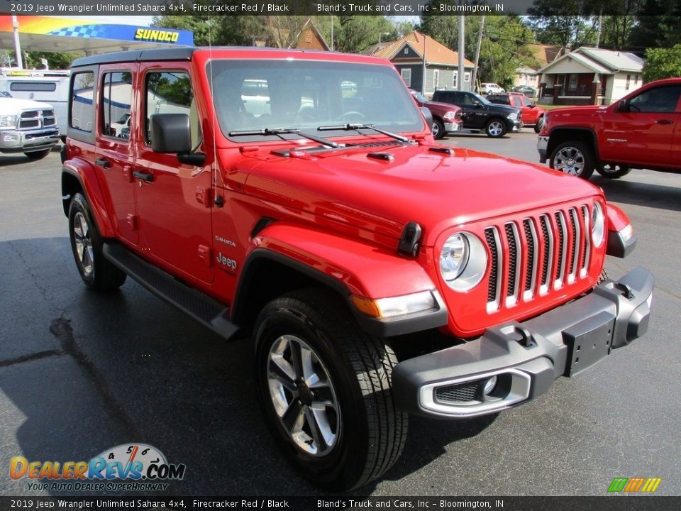 2019 Jeep Wrangler Unlimited Sahara 4x4 Firecracker Red / Black Photo #5