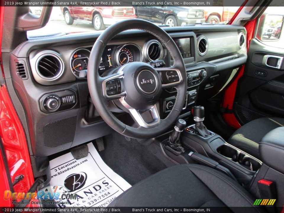 2019 Jeep Wrangler Unlimited Sahara 4x4 Firecracker Red / Black Photo #6