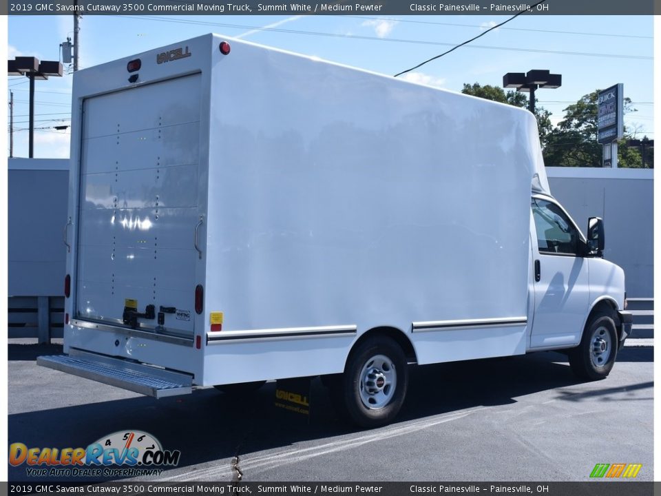 2019 GMC Savana Cutaway 3500 Commercial Moving Truck Summit White / Medium Pewter Photo #2