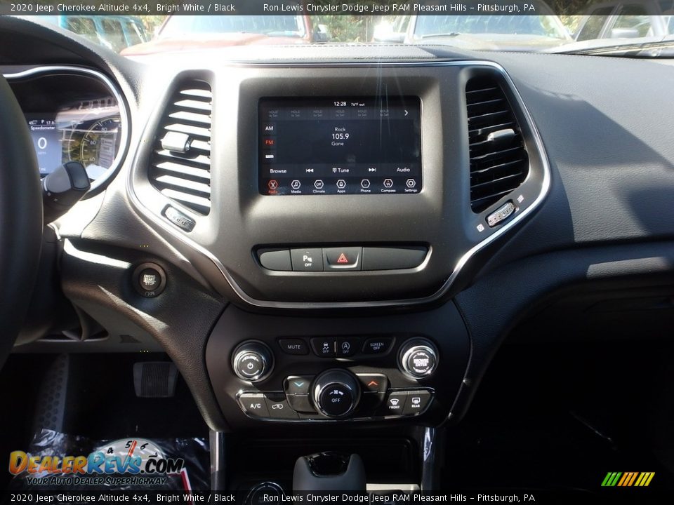 2020 Jeep Cherokee Altitude 4x4 Bright White / Black Photo #17