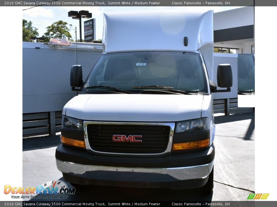 2019 GMC Savana Cutaway 3500 Commercial Moving Truck Summit White / Medium Pewter Photo #4