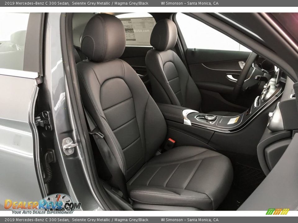 2019 Mercedes-Benz C 300 Sedan Selenite Grey Metallic / Magma Grey/Black Photo #5