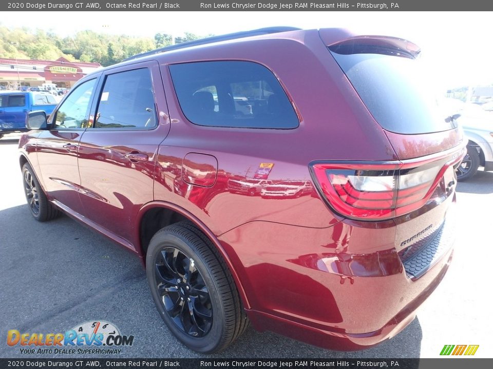 2020 Dodge Durango GT AWD Octane Red Pearl / Black Photo #3