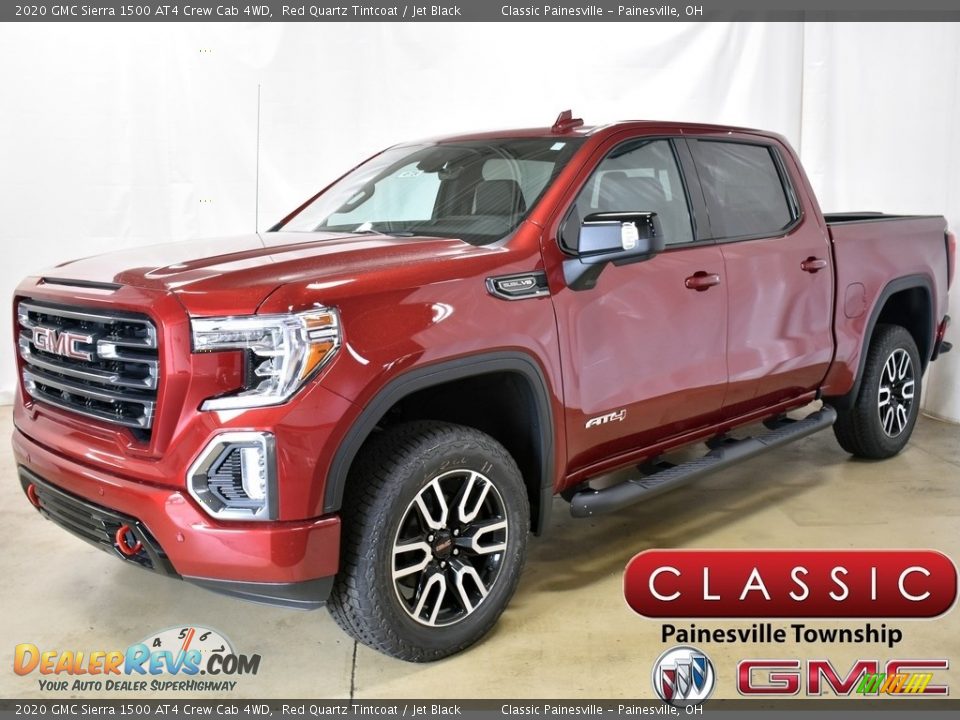 2020 GMC Sierra 1500 AT4 Crew Cab 4WD Red Quartz Tintcoat / Jet Black Photo #1
