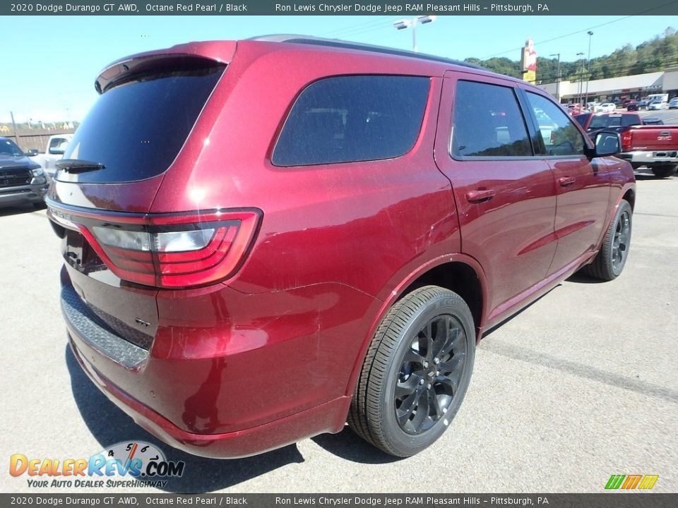 2020 Dodge Durango GT AWD Octane Red Pearl / Black Photo #6