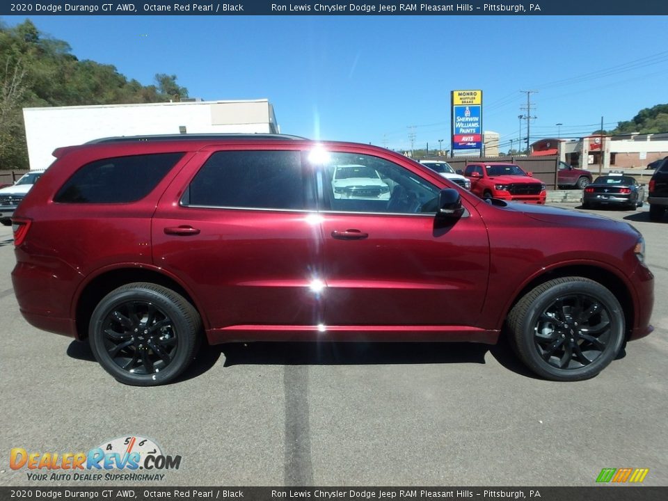 2020 Dodge Durango GT AWD Octane Red Pearl / Black Photo #7