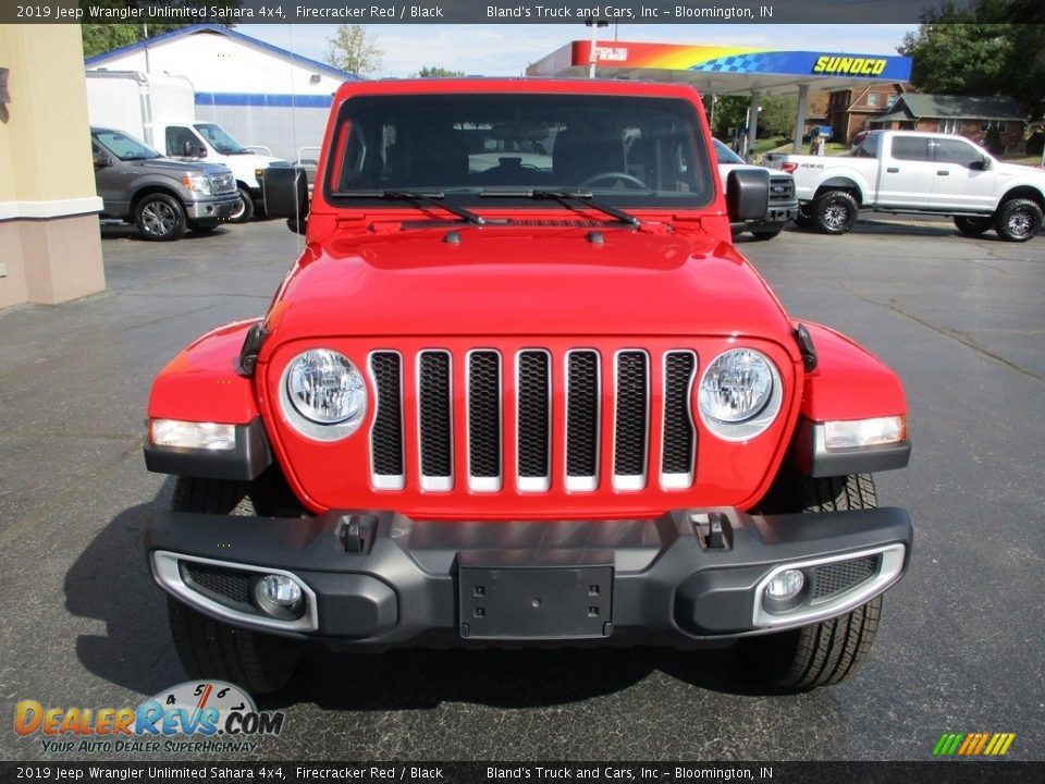 2019 Jeep Wrangler Unlimited Sahara 4x4 Firecracker Red / Black Photo #25