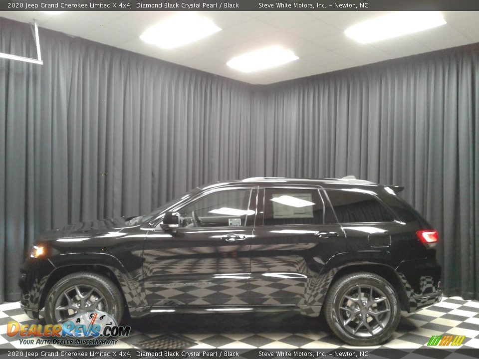 2020 Jeep Grand Cherokee Limited X 4x4 Diamond Black Crystal Pearl / Black Photo #1