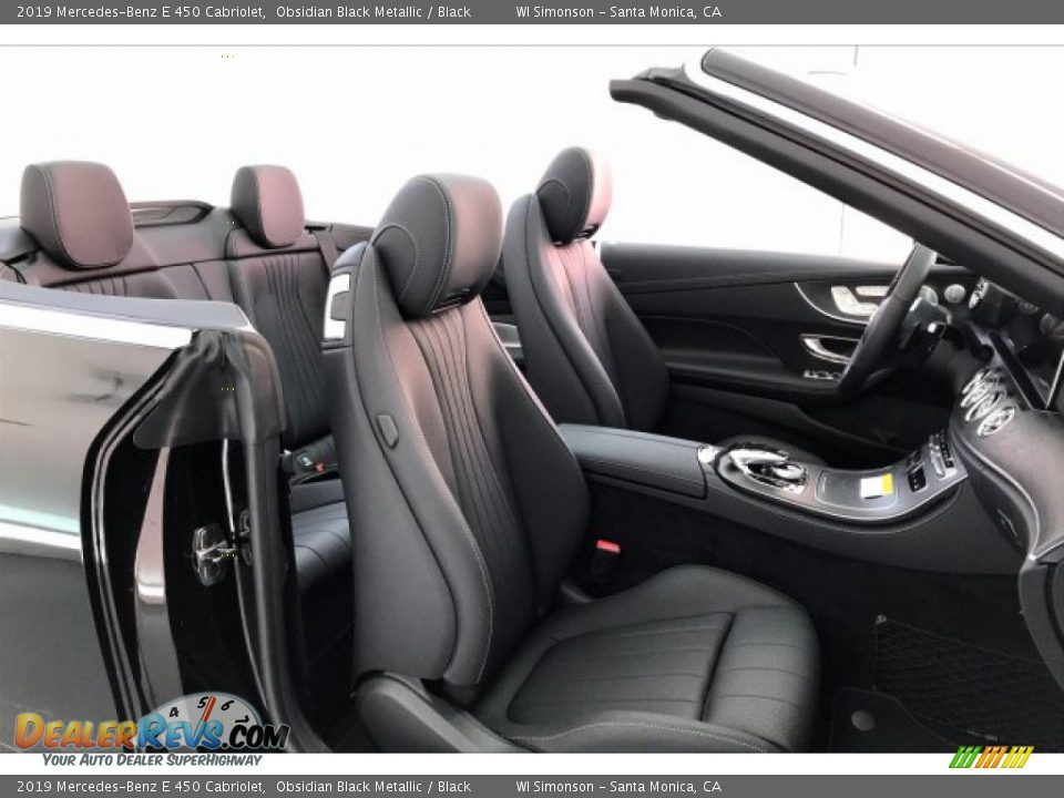 2019 Mercedes-Benz E 450 Cabriolet Obsidian Black Metallic / Black Photo #5