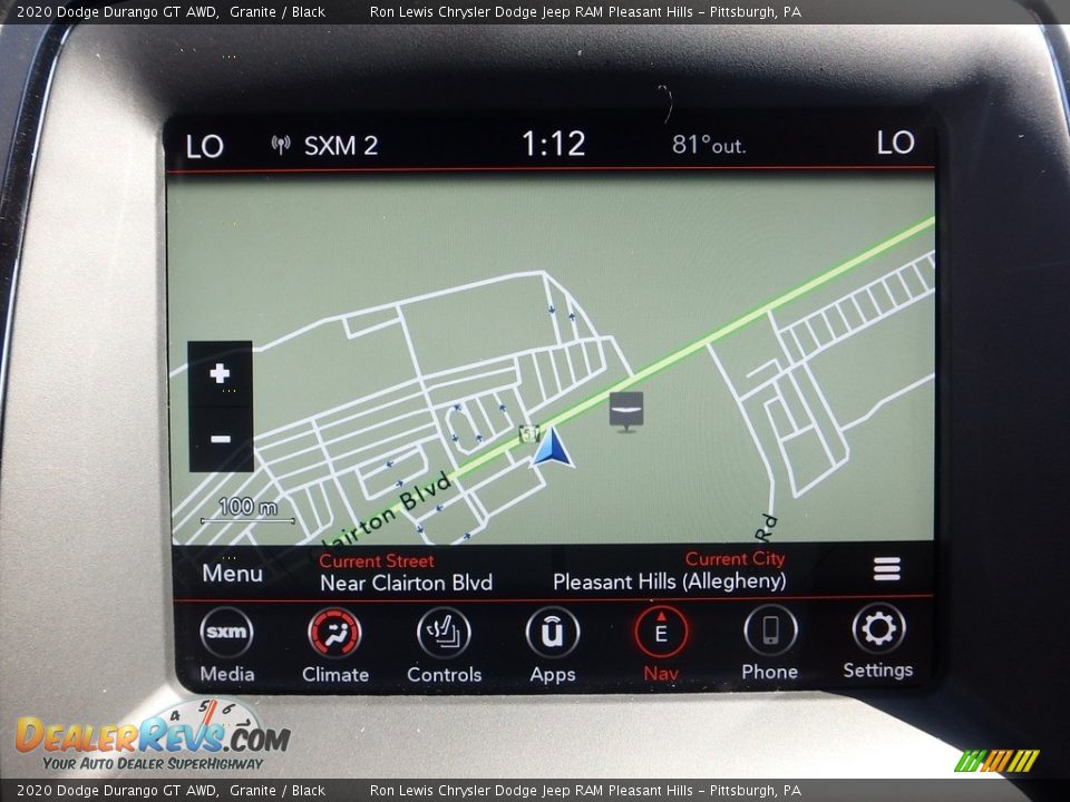 2020 Dodge Durango GT AWD Granite / Black Photo #17