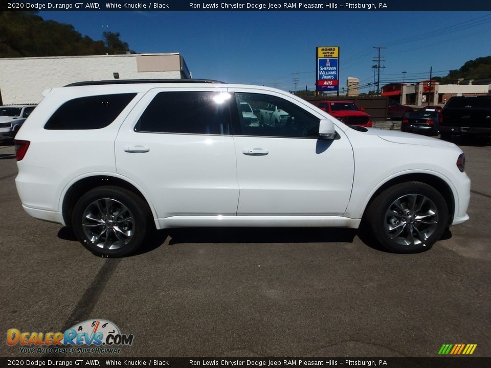 2020 Dodge Durango GT AWD White Knuckle / Black Photo #7