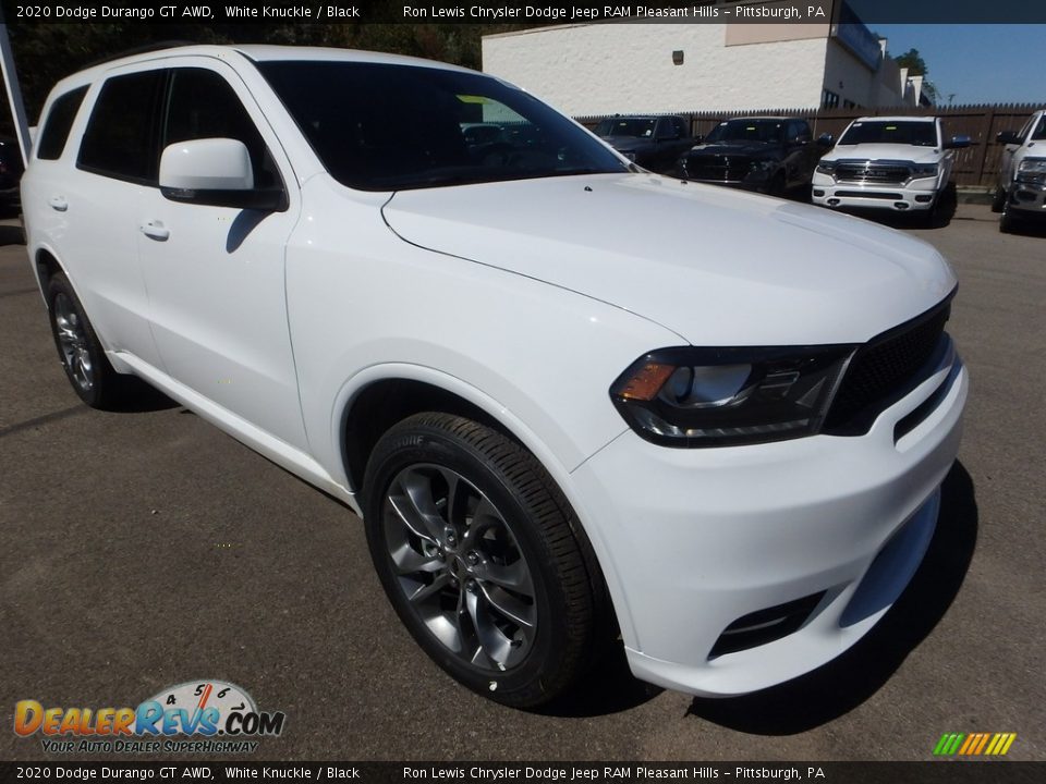 2020 Dodge Durango GT AWD White Knuckle / Black Photo #8