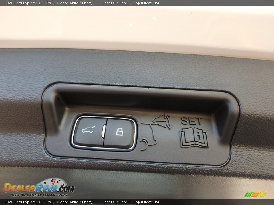 2020 Ford Explorer XLT 4WD Oxford White / Ebony Photo #8