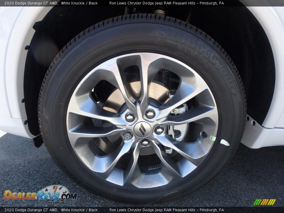 2020 Dodge Durango GT AWD White Knuckle / Black Photo #10