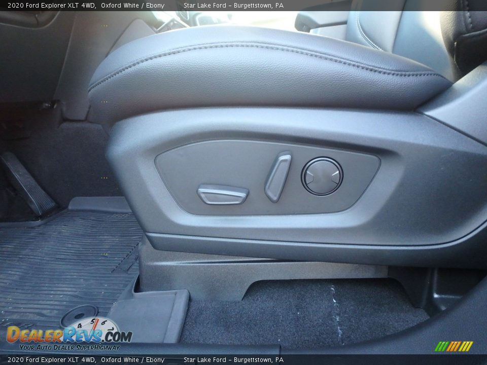 2020 Ford Explorer XLT 4WD Oxford White / Ebony Photo #12