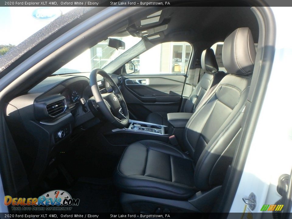 2020 Ford Explorer XLT 4WD Oxford White / Ebony Photo #13