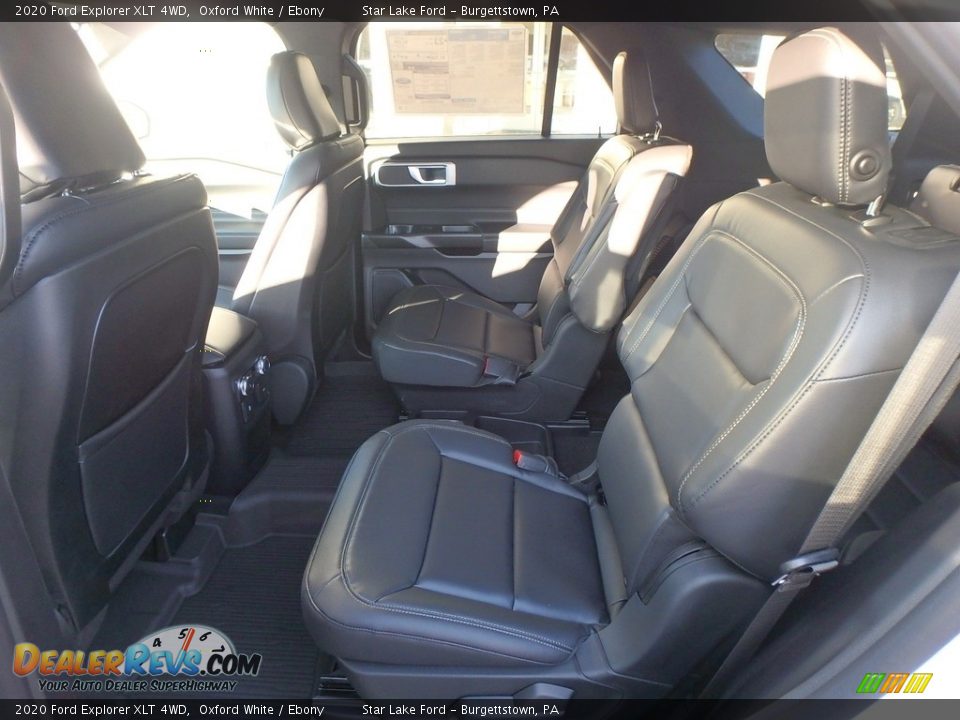 2020 Ford Explorer XLT 4WD Oxford White / Ebony Photo #14