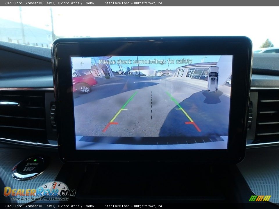 2020 Ford Explorer XLT 4WD Oxford White / Ebony Photo #20