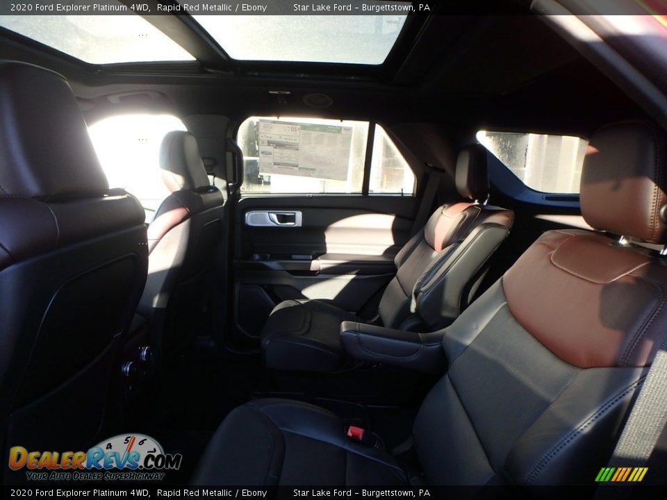 2020 Ford Explorer Platinum 4WD Rapid Red Metallic / Ebony Photo #12