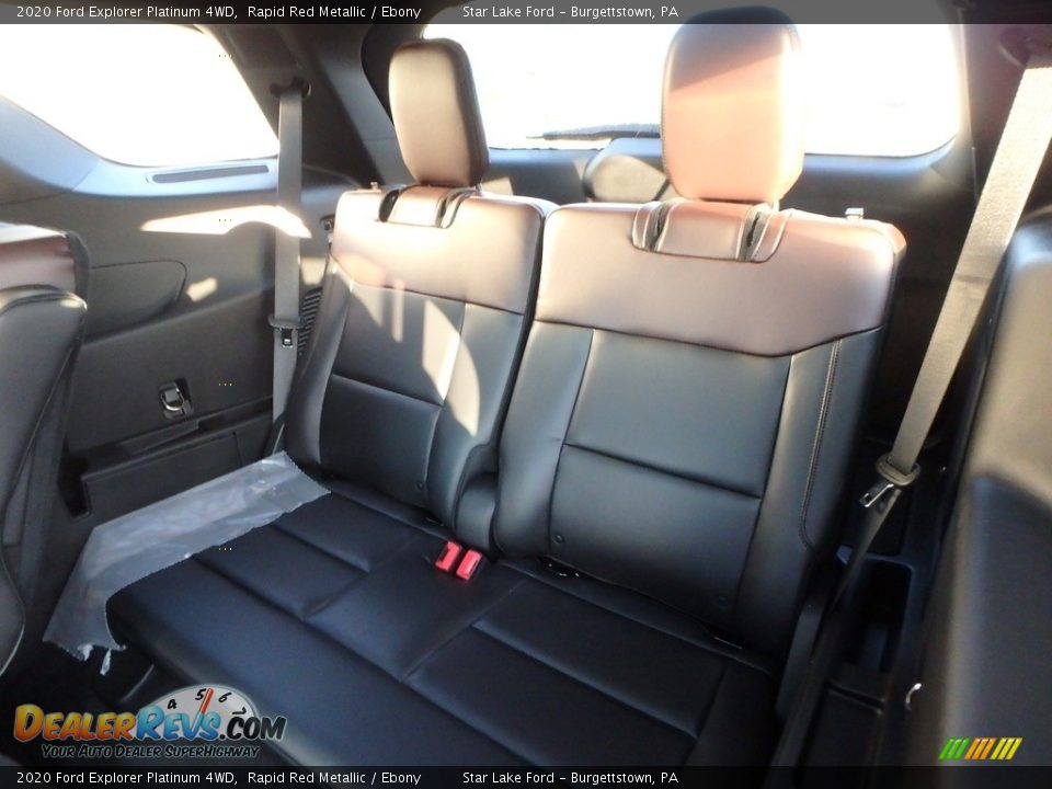 2020 Ford Explorer Platinum 4WD Rapid Red Metallic / Ebony Photo #13