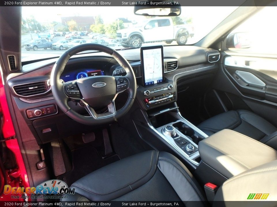 Front Seat of 2020 Ford Explorer Platinum 4WD Photo #14