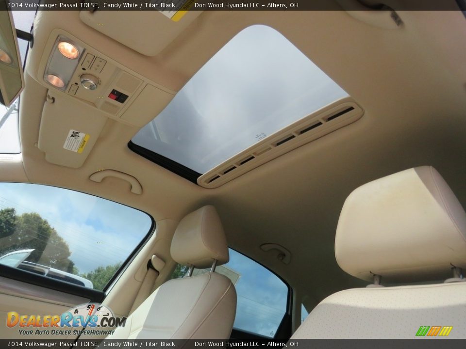 2014 Volkswagen Passat TDI SE Candy White / Titan Black Photo #2