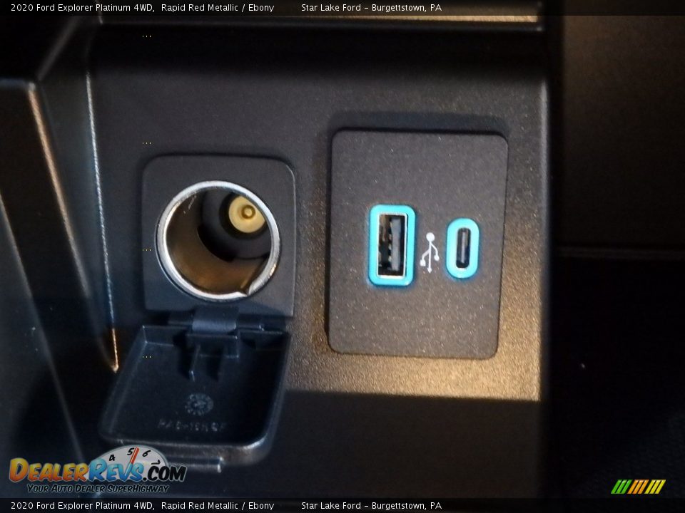 2020 Ford Explorer Platinum 4WD Rapid Red Metallic / Ebony Photo #20
