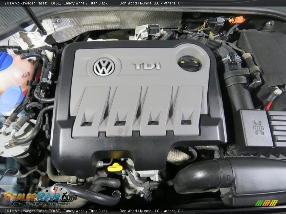 2014 Volkswagen Passat TDI SE Candy White / Titan Black Photo #5