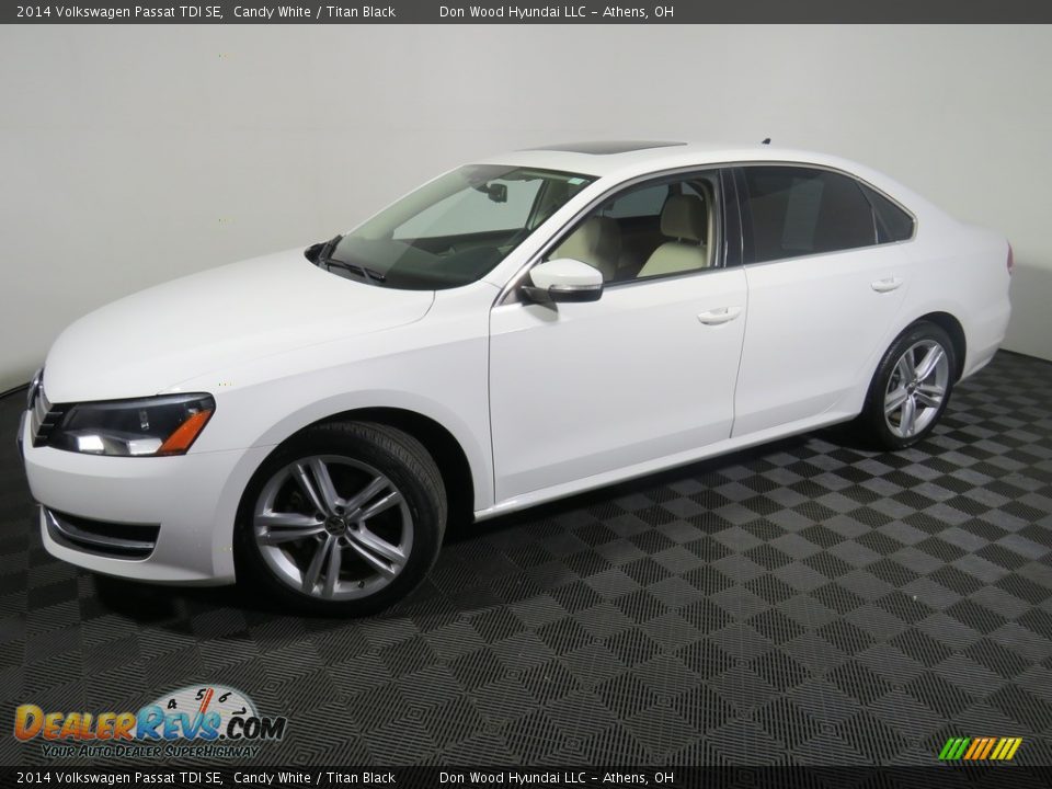 2014 Volkswagen Passat TDI SE Candy White / Titan Black Photo #6