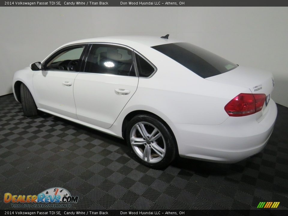 2014 Volkswagen Passat TDI SE Candy White / Titan Black Photo #8