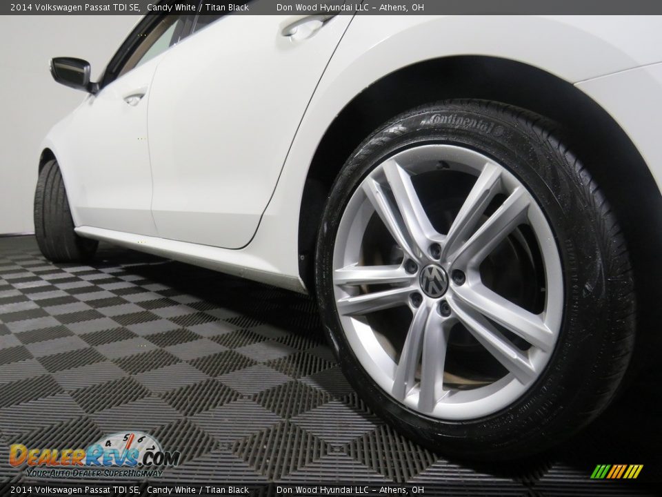 2014 Volkswagen Passat TDI SE Candy White / Titan Black Photo #9