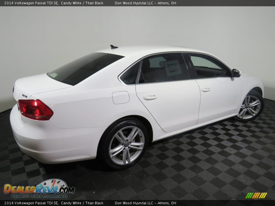 2014 Volkswagen Passat TDI SE Candy White / Titan Black Photo #13