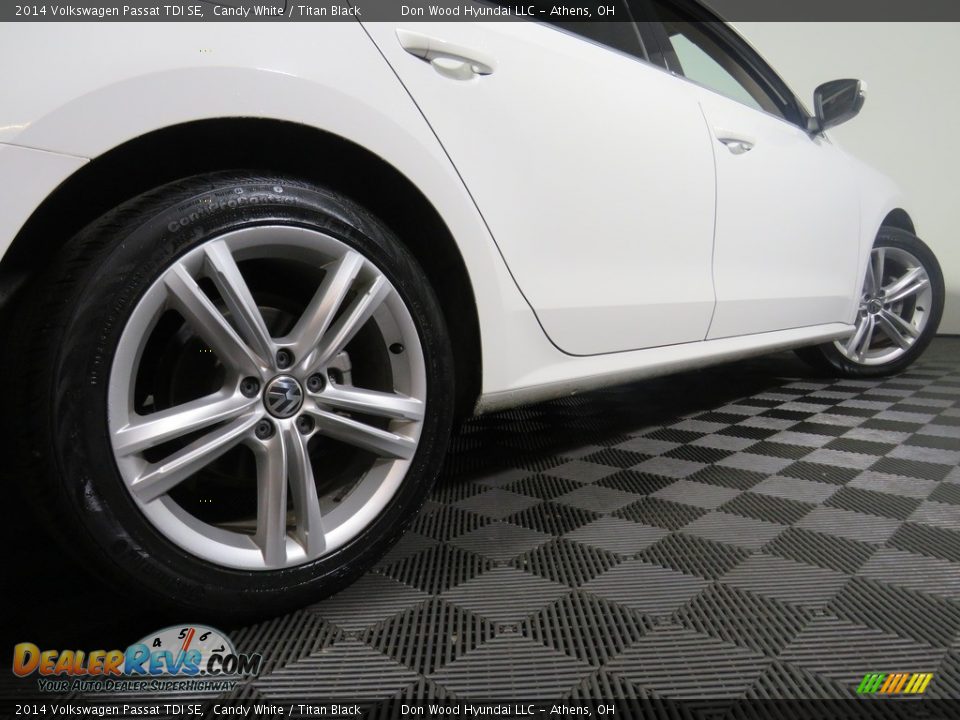 2014 Volkswagen Passat TDI SE Candy White / Titan Black Photo #14