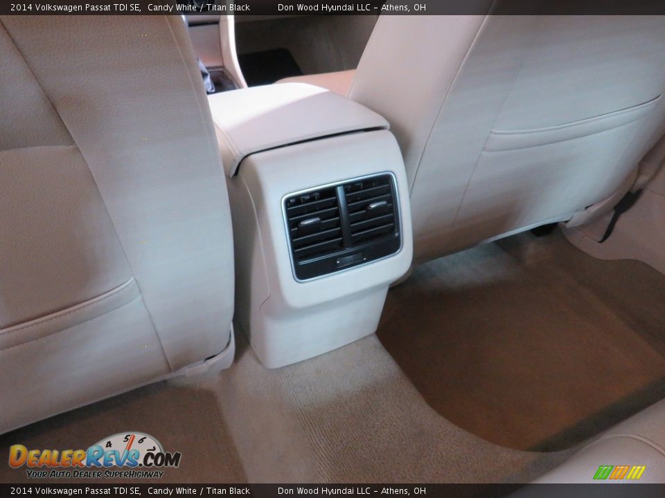 2014 Volkswagen Passat TDI SE Candy White / Titan Black Photo #21