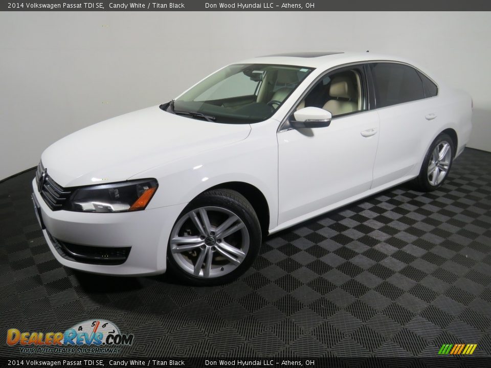 2014 Volkswagen Passat TDI SE Candy White / Titan Black Photo #27