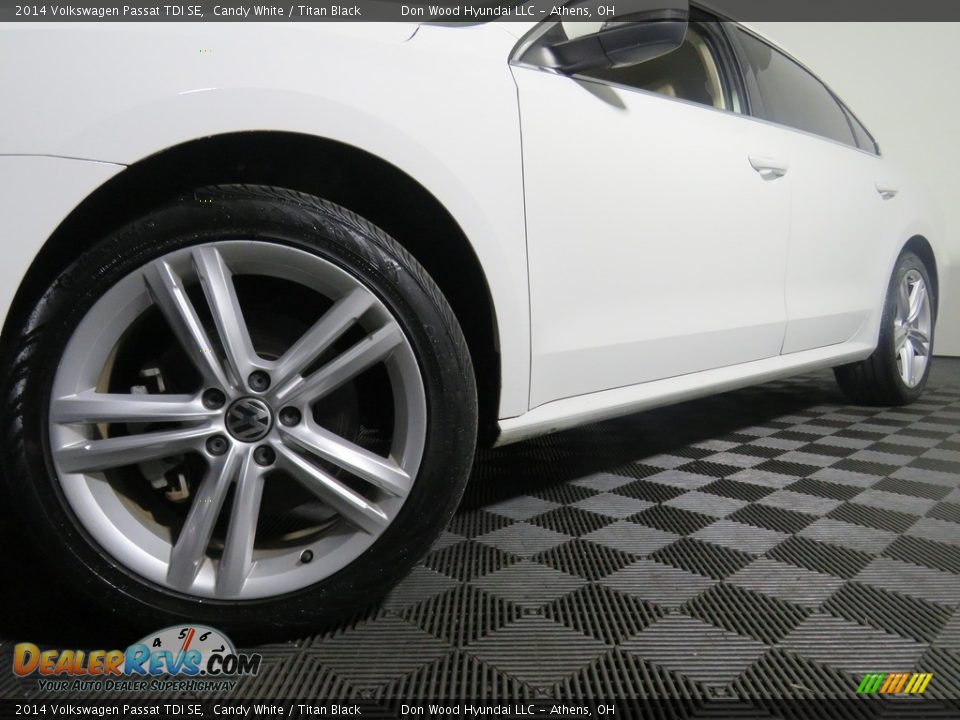 2014 Volkswagen Passat TDI SE Candy White / Titan Black Photo #28
