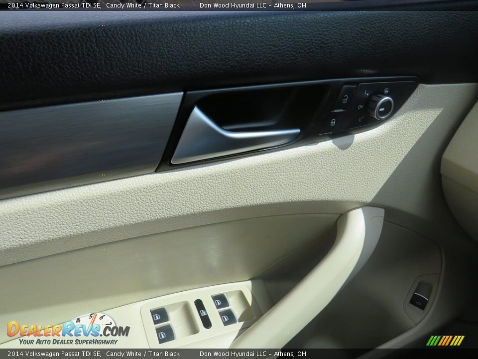 2014 Volkswagen Passat TDI SE Candy White / Titan Black Photo #36