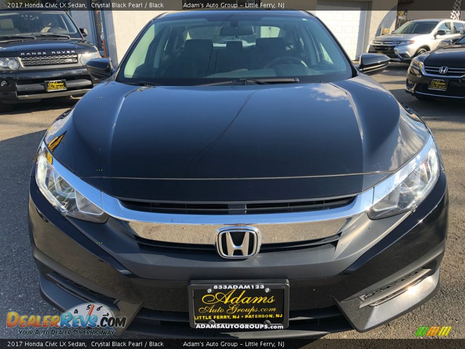 2017 Honda Civic LX Sedan Crystal Black Pearl / Black Photo #2