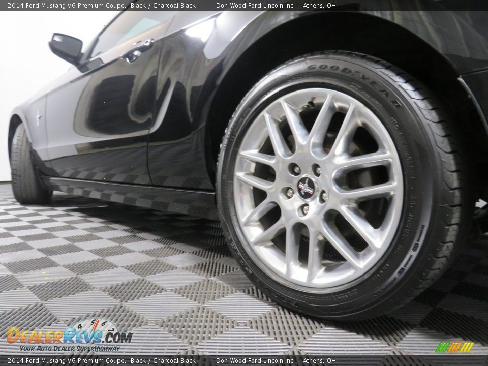 2014 Ford Mustang V6 Premium Coupe Black / Charcoal Black Photo #8