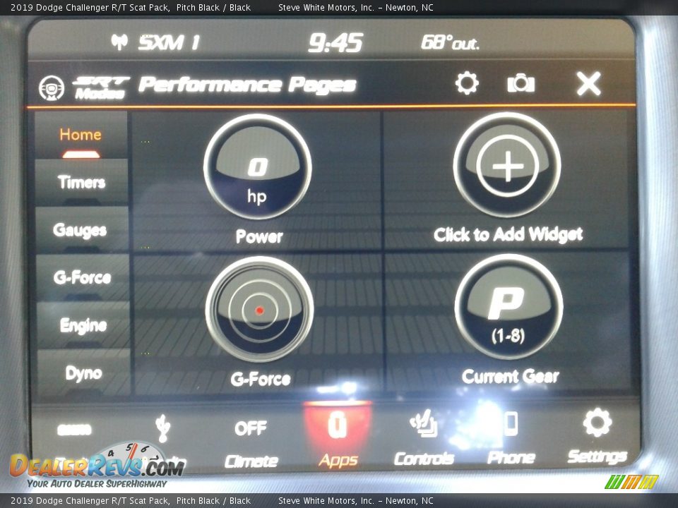 2019 Dodge Challenger R/T Scat Pack Pitch Black / Black Photo #26