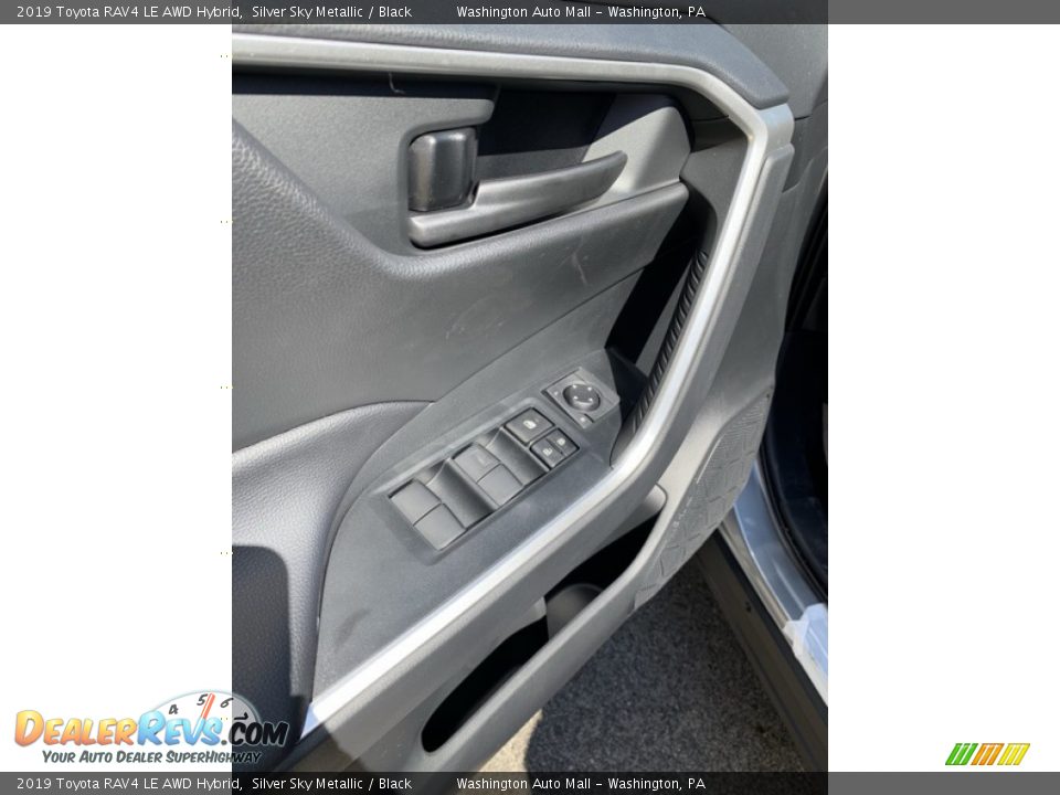 2019 Toyota RAV4 LE AWD Hybrid Silver Sky Metallic / Black Photo #5
