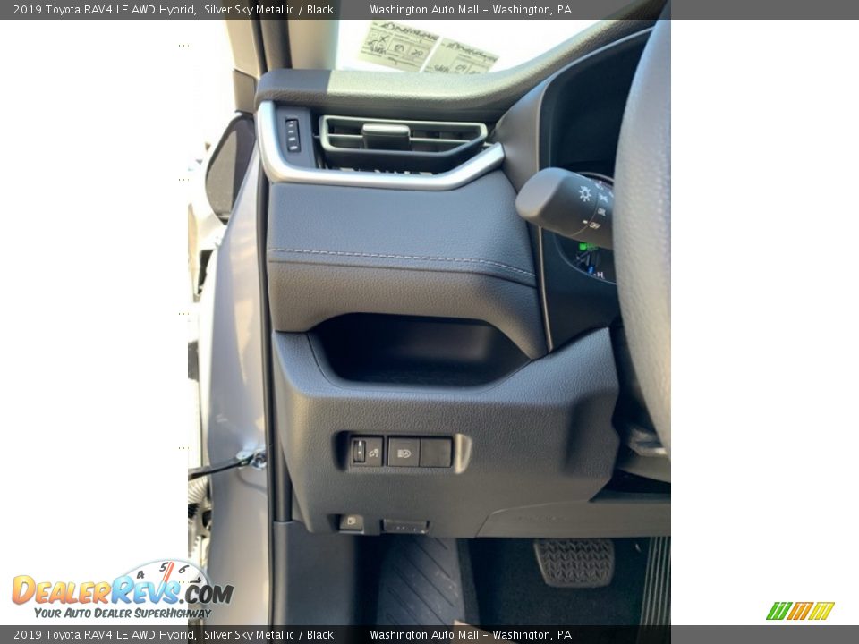 2019 Toyota RAV4 LE AWD Hybrid Silver Sky Metallic / Black Photo #6