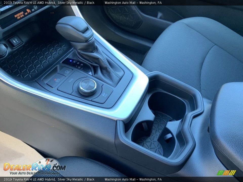 2019 Toyota RAV4 LE AWD Hybrid Silver Sky Metallic / Black Photo #7