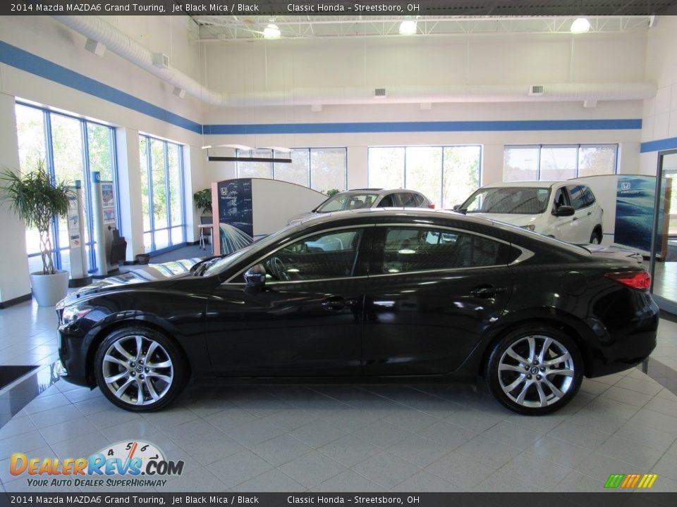 2014 Mazda MAZDA6 Grand Touring Jet Black Mica / Black Photo #2