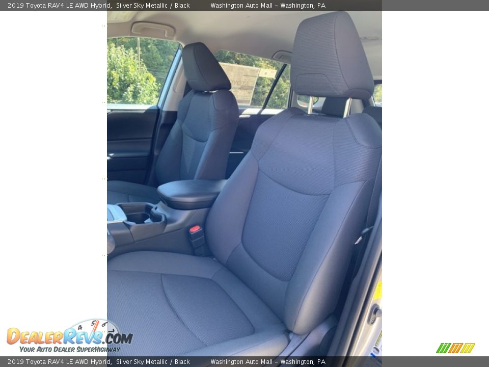 2019 Toyota RAV4 LE AWD Hybrid Silver Sky Metallic / Black Photo #9