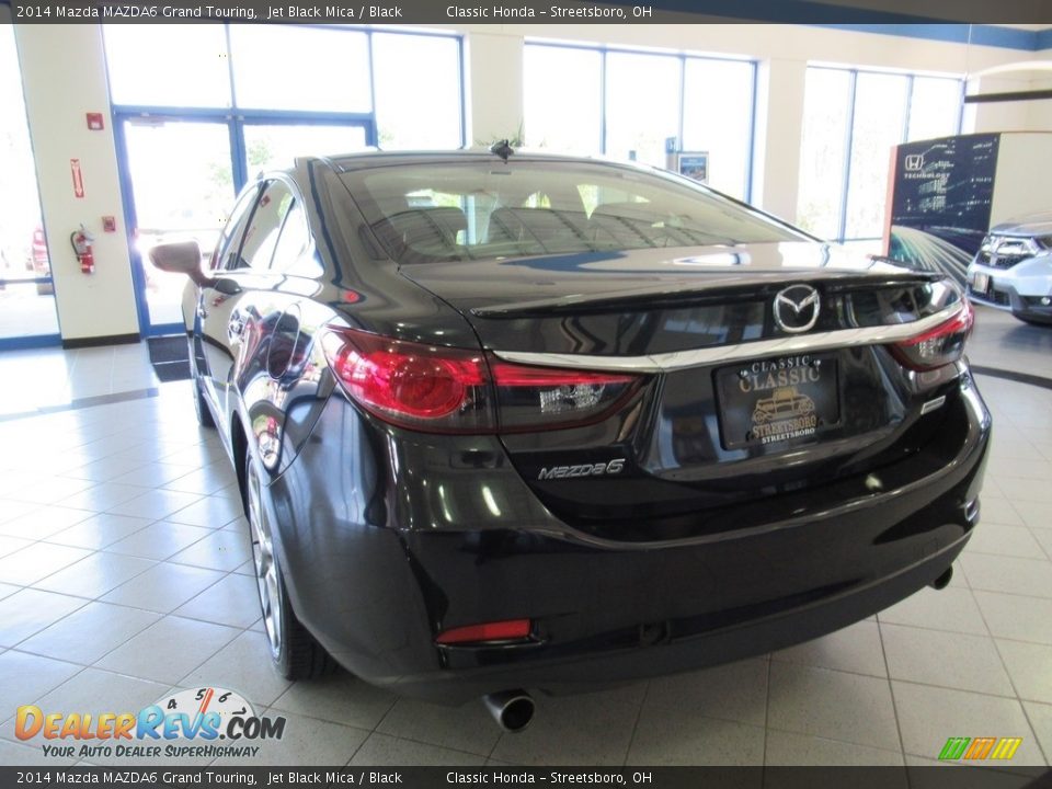 2014 Mazda MAZDA6 Grand Touring Jet Black Mica / Black Photo #3