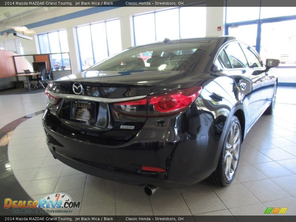 2014 Mazda MAZDA6 Grand Touring Jet Black Mica / Black Photo #4