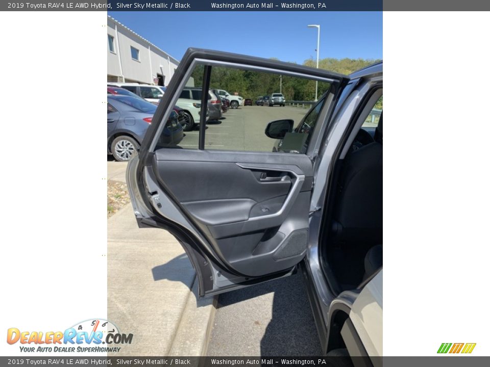 2019 Toyota RAV4 LE AWD Hybrid Silver Sky Metallic / Black Photo #12