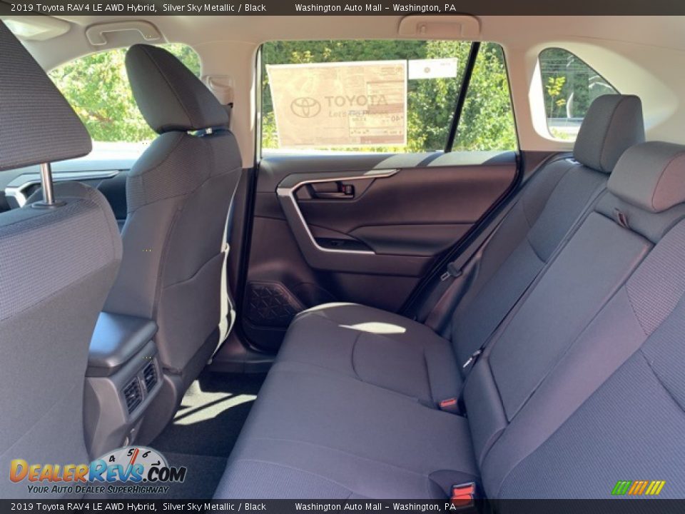 2019 Toyota RAV4 LE AWD Hybrid Silver Sky Metallic / Black Photo #14